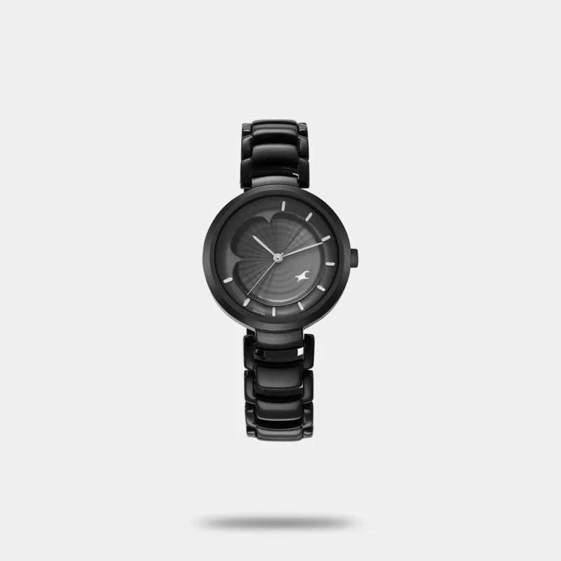 Fastrack Uptown Retreat Quartz Analog Black Dial Metal Strap Watch for Girls - NS6277NM01