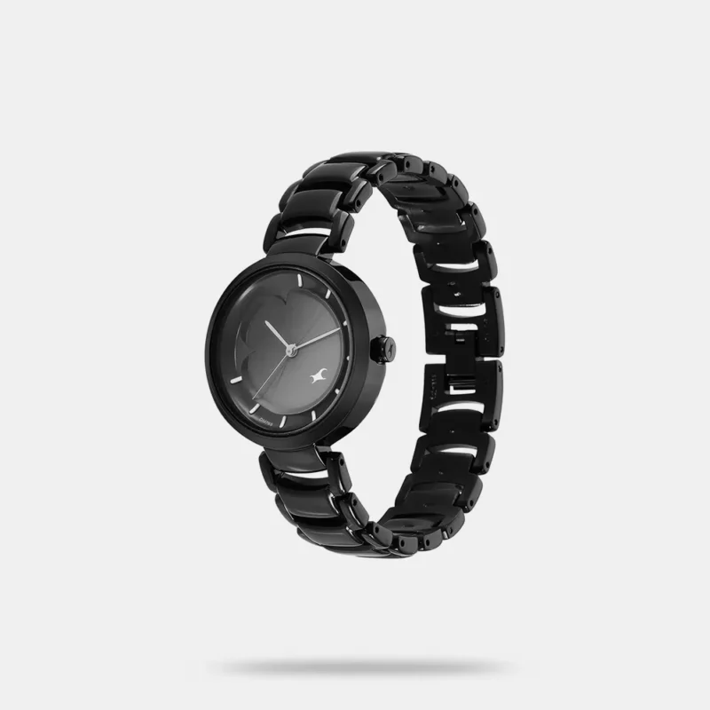 Fastrack Uptown Retreat Quartz Analog Black Dial Metal Strap Watch for Girls - NS6277NM01 - Image 2