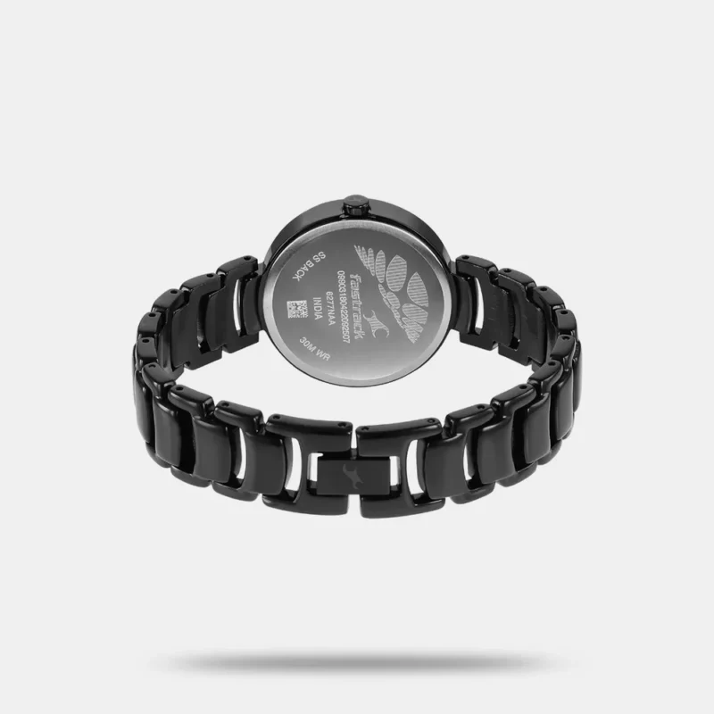 Fastrack Uptown Retreat Quartz Analog Black Dial Metal Strap Watch for Girls - NS6277NM01 - Image 3