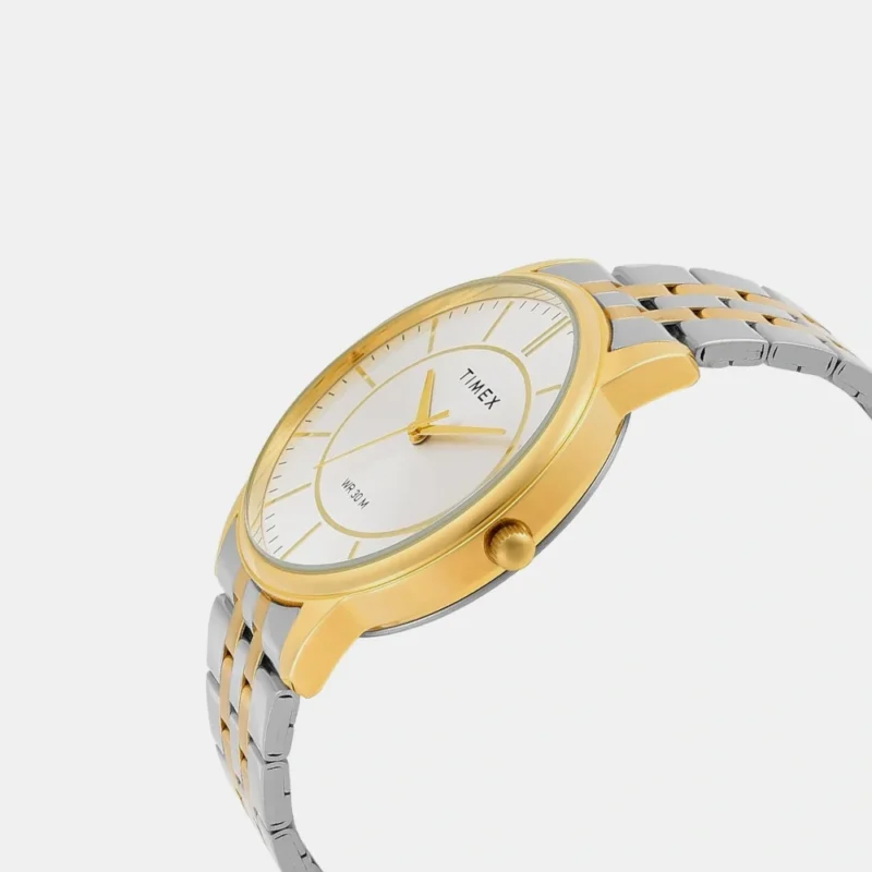 Men Quartz Silver Dial Analog Stainless Steel Watch - TWTG12103 - Image 3