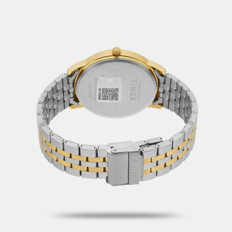 Men Quartz Silver Dial Analog Stainless Steel Watch - TWTG12103 - Image 4