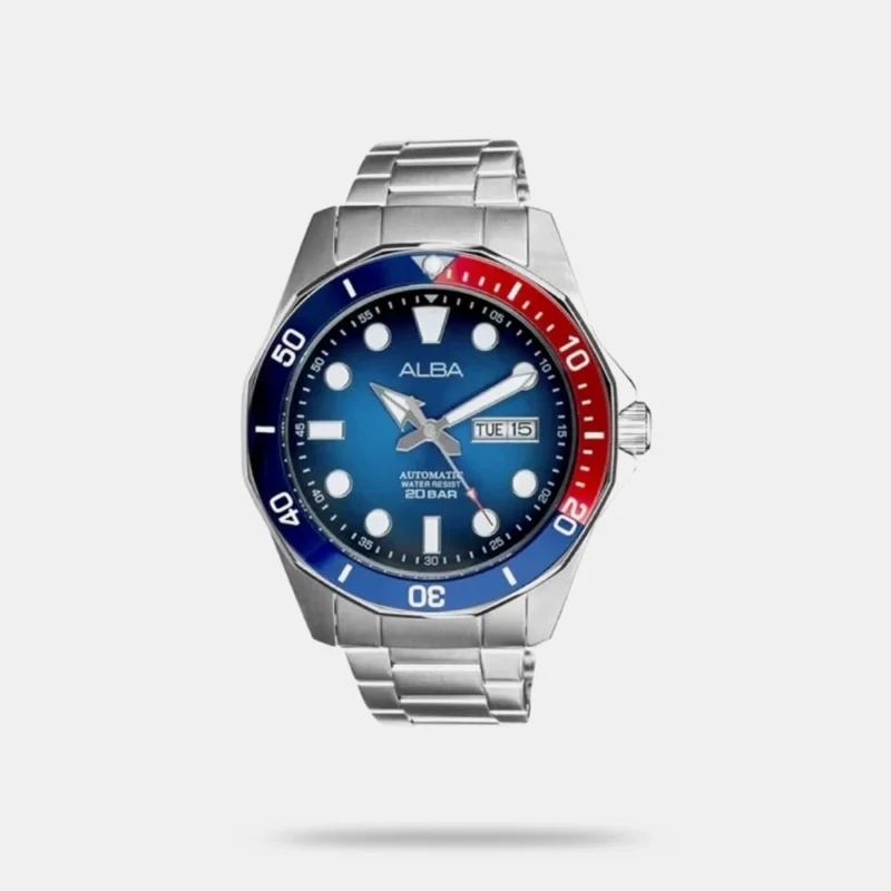 Blue-Red Gradation Dial Automatic Watch - AL4541X1