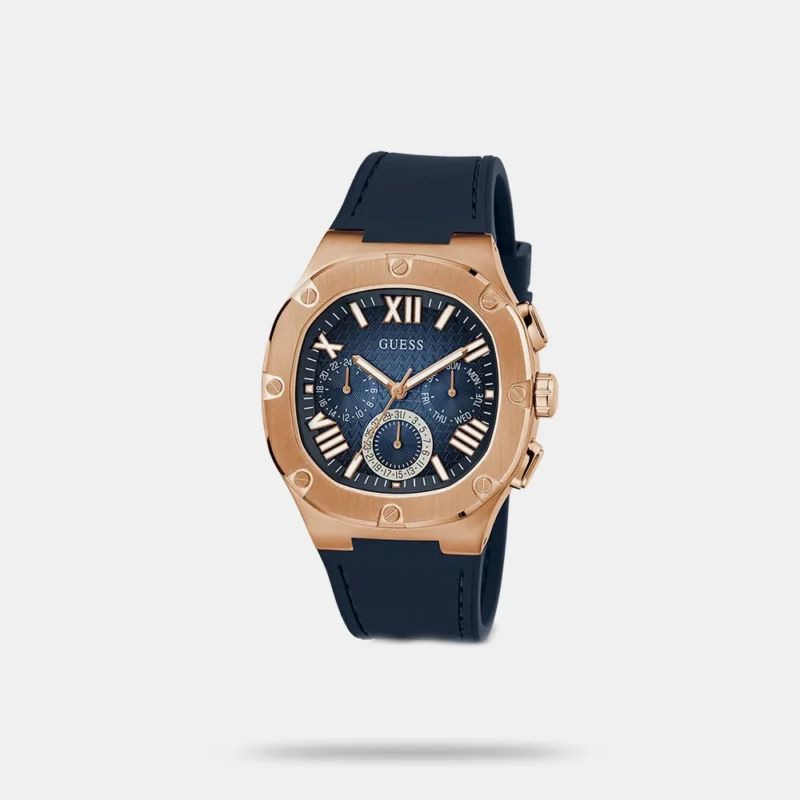 GUESS Headline Analog Watch for Men with Square Dial & Water Resistant Man's Wrist Watches - GW0571G2