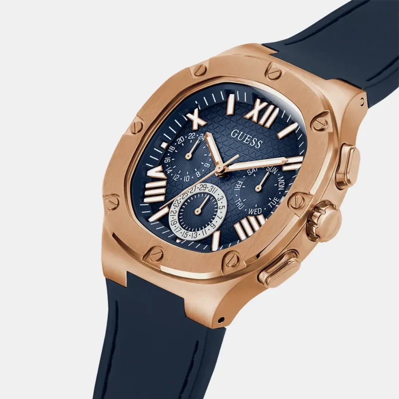 GUESS Headline Analog Watch for Men with Square Dial & Water Resistant Man's Wrist Watches - GW0571G2 - Image 2