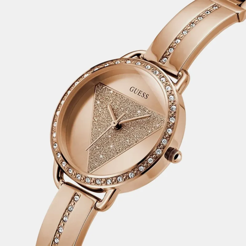 Women Quartz Rose Gold Dial Analog Stainless Steel Watch - GW0914L3 - Image 2