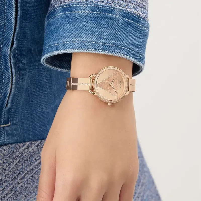 Women Quartz Rose Gold Dial Analog Stainless Steel Watch - GW0914L3 - Image 4
