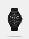 Designed to suit the preference of urban men, this watch from the collection by Kenneth Cole is sure to make a style statement. Secured by a sapphire glass, the black round dial is protected in a case. It exhibits crown for time adjustment. The silicon strap flaunts a black hue that accentuates the look of the watch. Moreover, it is fitted with a buckle clasp to ensure a secure fit on the wrist.