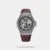 A must-have timepiece for all the watch aficionados, this men's analog watch from the Fall collection by Kenneth Cole will be a perfect pick. Its genuine leather strap vaunts a brown hue that enhances the look of the watch. Housed in a 43 mm case, the grey round dial is protected by a sapphire glass. It showcases plain three hands. Furthermore, it is complemented with a buckle clasp that ensures a secure fit on the wrist.