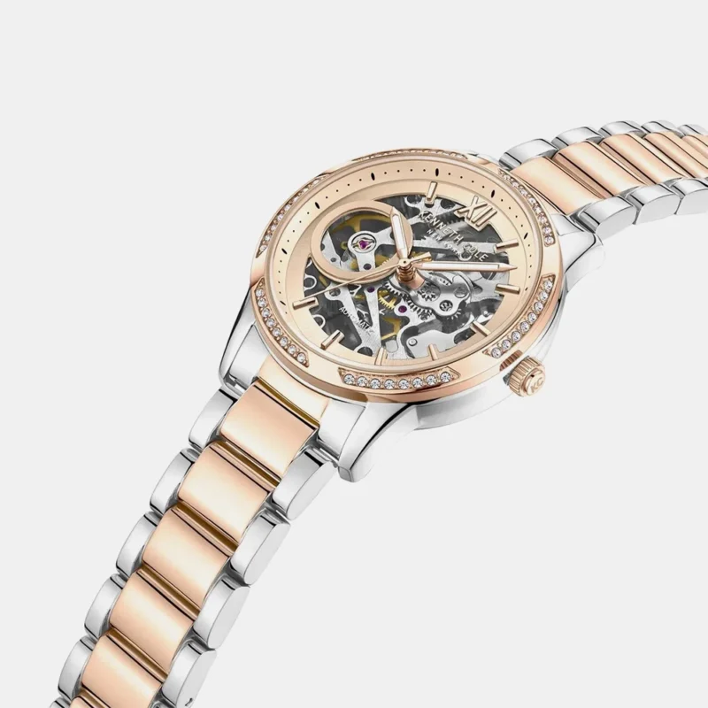 Kenneth Cole Automatic Rose Gold Dial Stainless Steel Strap Analog Watch for Women -KCWLL0016402LD - Image 3