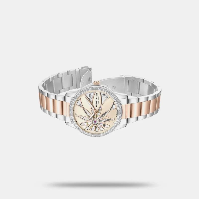 KENNETH COLE Embellished Automatic Watch - KCWLL0060903LD - Image 3