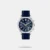 Amaze everyone around you by wearing this men's analog watch from Lee Cooper. The blue round dial is protected by a mineral glass. It features chronograph and a crown for time adjustment. The genuine leather strap comes in a blue hue that further elevates the look of the timekeeper. Besides, it is completed with a buckle clasp to ensure a secure fit on the wrist.