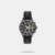 Fashioned with a steel grey metal strap, this men's analog watch from Lee Cooper will give you the statement look you have been coveting for. Encased in a 44 mm case, the navy round dial features plain three hands, bold stick markings at five-minute intervals, a date display window, three subdials, two pushers and a crown for time adjustment. Besides, it is completed with a push-button clasp to ensure a secure fit on the wrist.