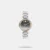 Taken from Lee Cooper, this women's analog watch is an exquisite timepiece that merges practicality with contemporary style. Its stainless steel strap flaunts a silver hue that accentuates the look of the watch. Safeguarded by a mineral glass and operated by a quartz movement, the grey round dial is encompassed in a 32 mm case. It features plain three hands. Furthermore, it is complemented with a push-button clasp that ensures a secure fit on the wrist.