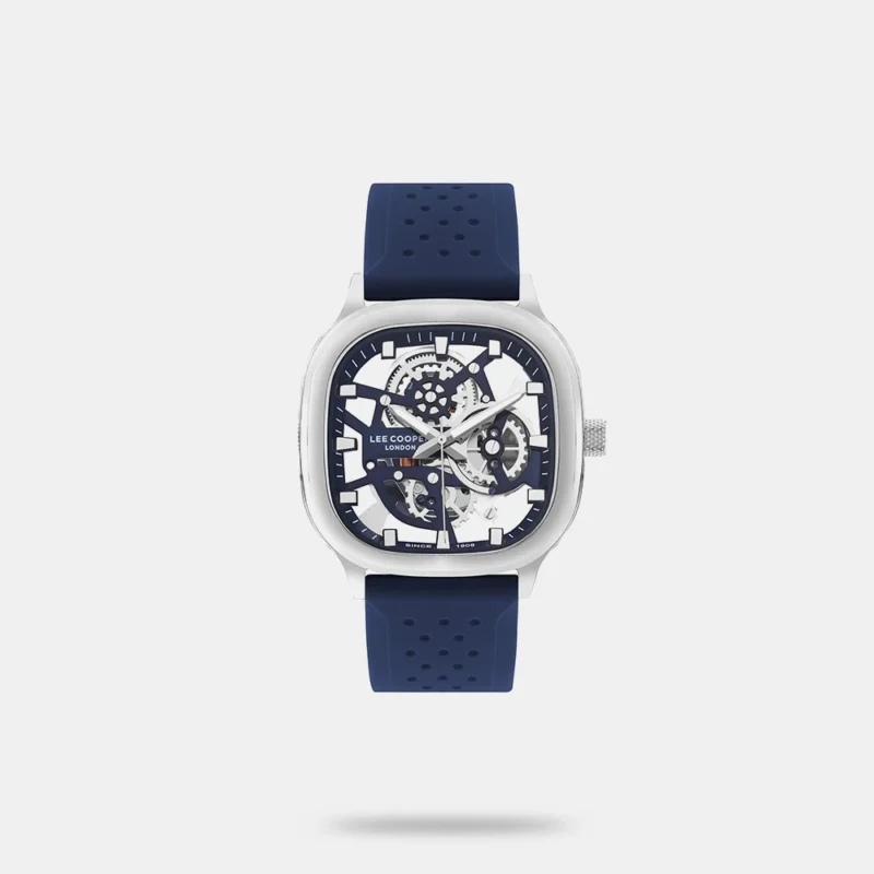 Men Skeleton Dial & Straps Digital Watch - LEE COOPER LC07973.399