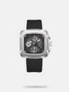 A classy look in a contemporary frame is what perfectly defines this women's analog watch from the collection by Lee Cooper. Its stainless steel strap exudes a two tone hue that elevates the look of the watch. Housed in a 34 mm case, the silver round dial is protected by a mineral glass. It showcases plain three hands. Furthermore, it is complemented with a push-button clasp that ensures a secure fit on the wrist.