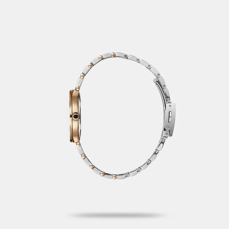 Women Brass Dial & Stainless Steel Bracelet Style Straps Analogue Watch - LEE COOPER LC08000.530 - Image 4