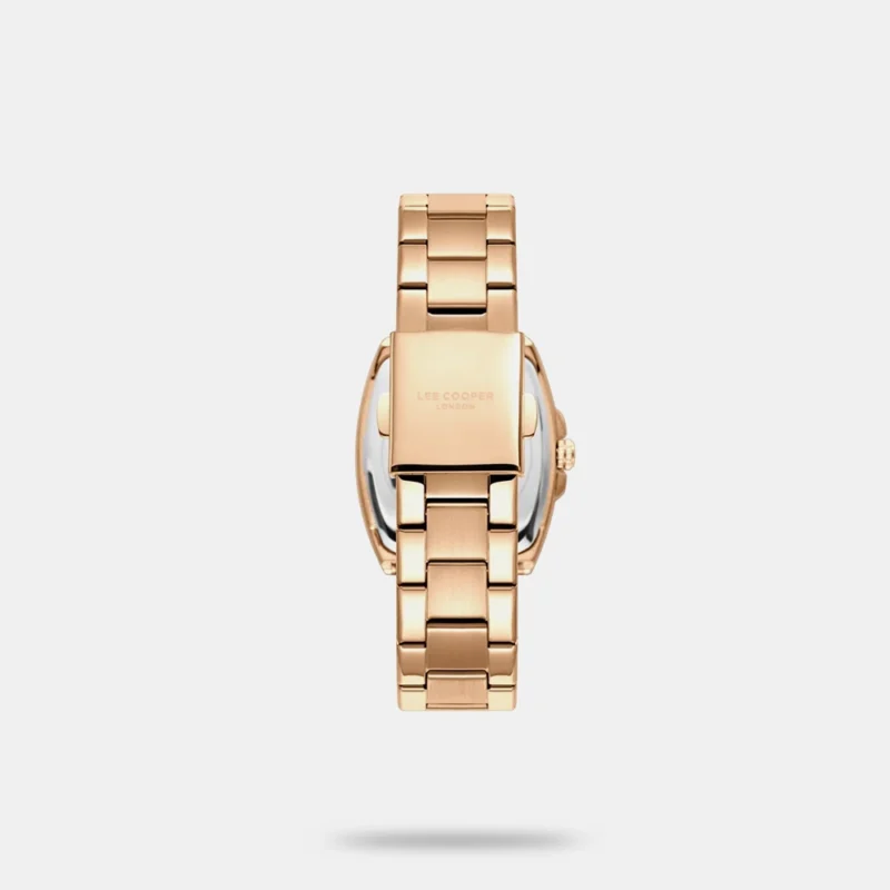 Women Brass Dial & Stainless Steel Bracelet Style Straps Analogue Watch - LEE COOPER LC08058.430 - Image 3