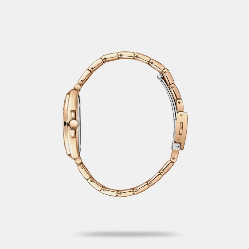 Women Brass Dial & Stainless Steel Bracelet Style Straps Analogue Watch - LEE COOPER LC08058.430 - Image 4