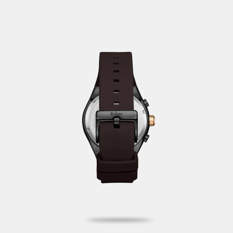 Men Brass Dial & Leather Straps Analogue Multi Function Watch - LEE COOPER LC08063.061 - Image 3