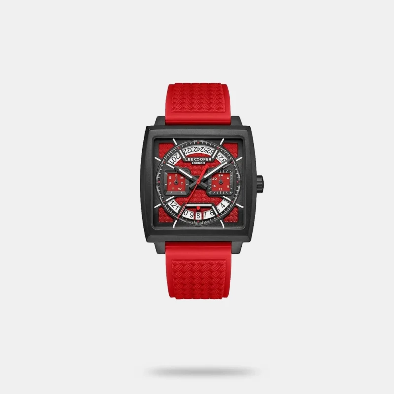 Lee Cooper Analog Red Dial Men's Watch - LEE COOPER LC08065.688