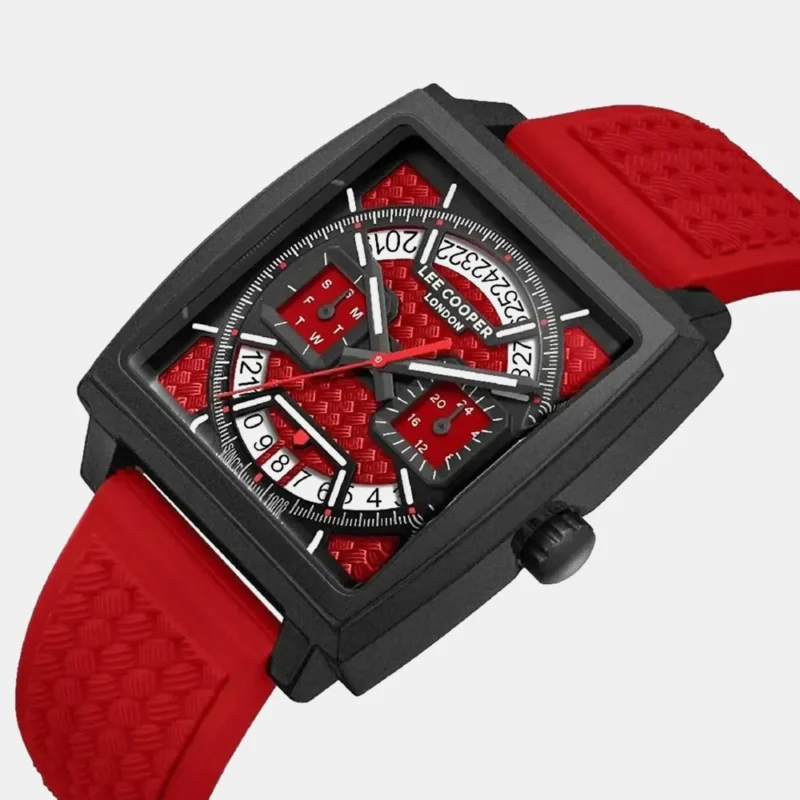 Lee Cooper Analog Red Dial Men's Watch - LEE COOPER LC08065.688 - Image 2