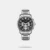 Taken from the collection by Lee Cooper, this men's analog watch is an exquisite timepiece that merges practicality with contemporary style. Its stainless steel strap flaunts a silver hue that accentuates the look of the watch. Safeguarded by a mineral glass and operated by a quartz movement, the black round dial is encompassed in a 43 mm case. It features chronograph. Furthermore, it is complemented with a push-button clasp that ensures a secure fit on the wrist.