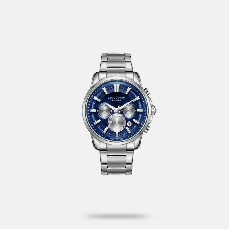 Men Brass Dial & Stainless Steel Bracelet Style Straps Analogue Multi Function Watch - LC08068.390