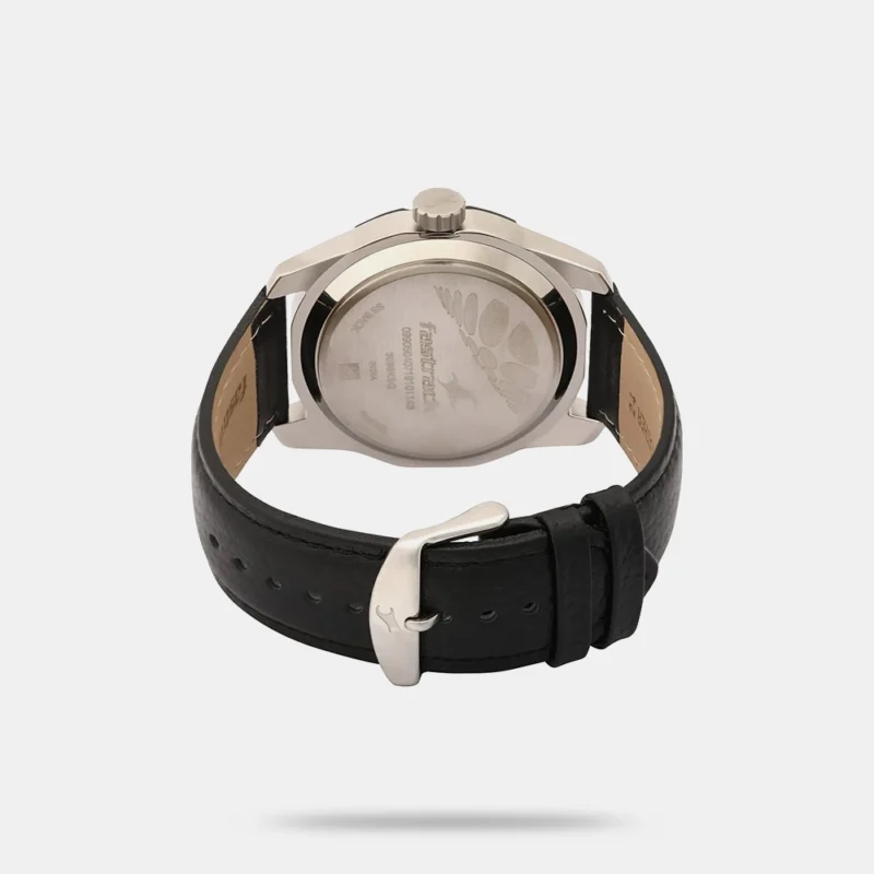 Fastrack Quartz Analog Black Dial Leather Strap Watch for Guys - NS3099SL02 - Image 4