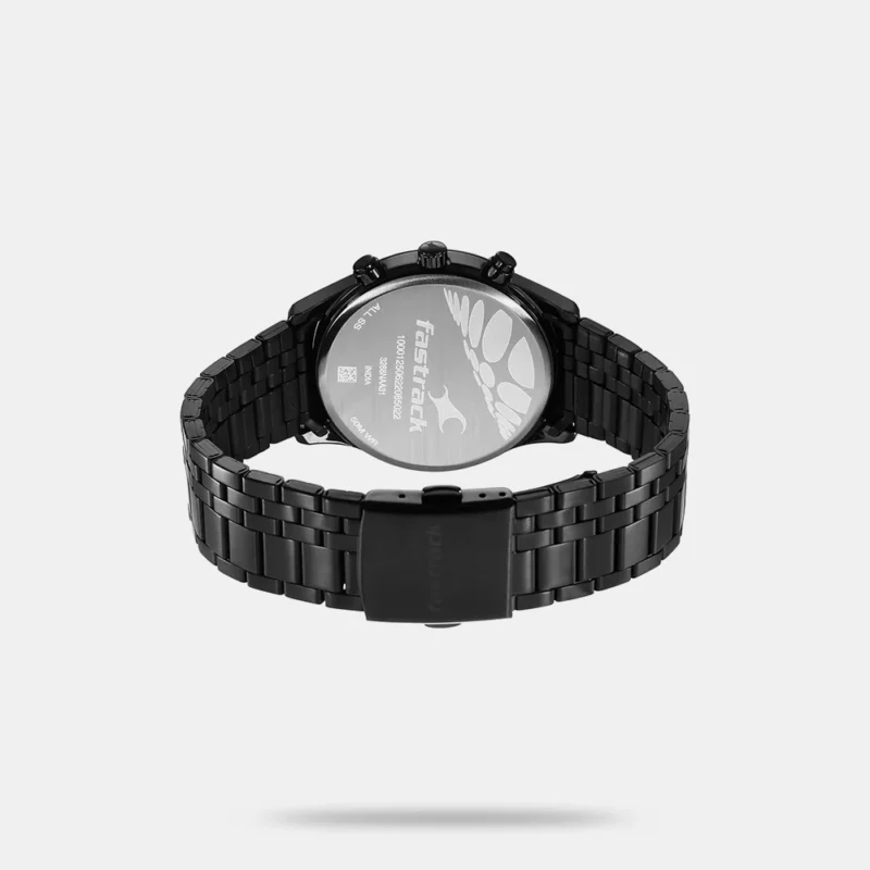 Fastrack Opulence Quartz Multifunction Multicoloured Dial Stainless Steel Strap Watch for Guys - NS3288NM01 - Image 3