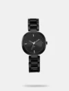 Overwhelm everyone around you with this analog watch from FASTRACK. Encased in a 45.5 mm case, the black round-shaped dial, features a plain 3-hand functionality, quartz movement and a crown for time adjustment. The stainless steel bracelet comes in a brown hue that further elevates the look of the watch. Besides, it has a water resistance of up to 50 m and is completed with a push button clasp to ensure a secure fit on the wrist.