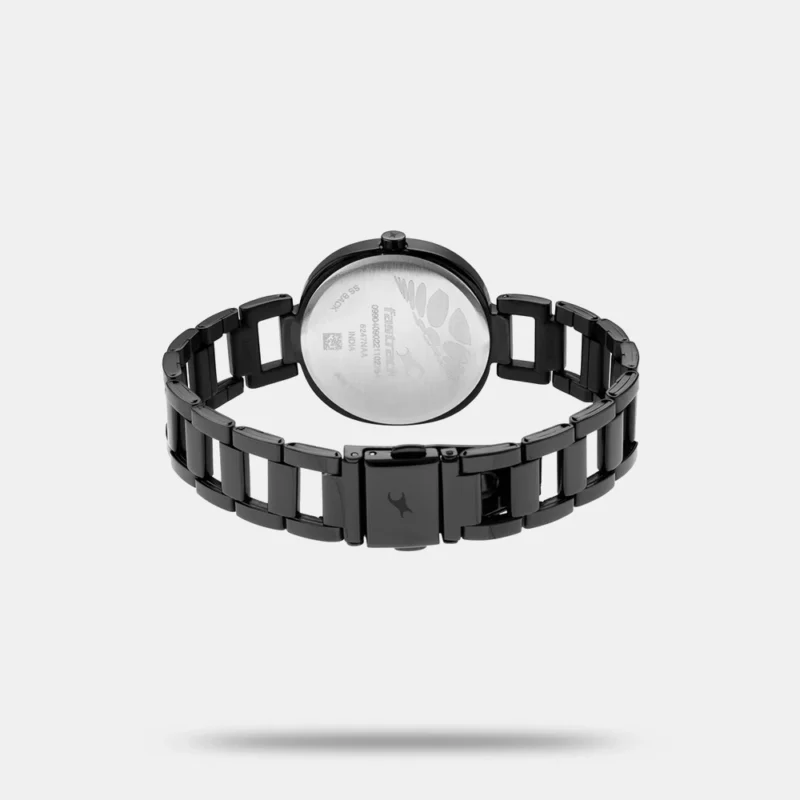 Fastrack Stunners Quartz Analog Black Dial Metal Strap Watch for Girls - NS6247NM01 - Image 3