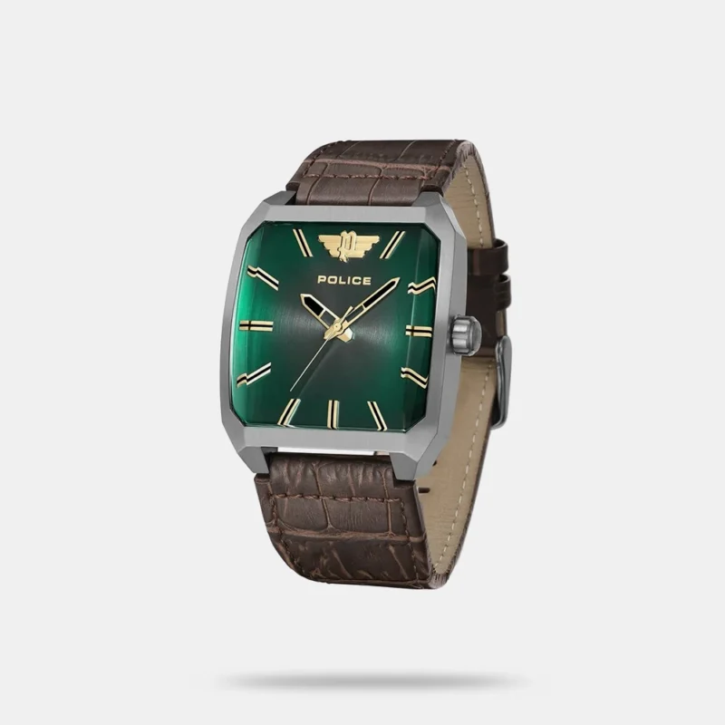 POLICE Men Analog Watch with Leather Strap - NTPLPEWJA0006003 - Image 2