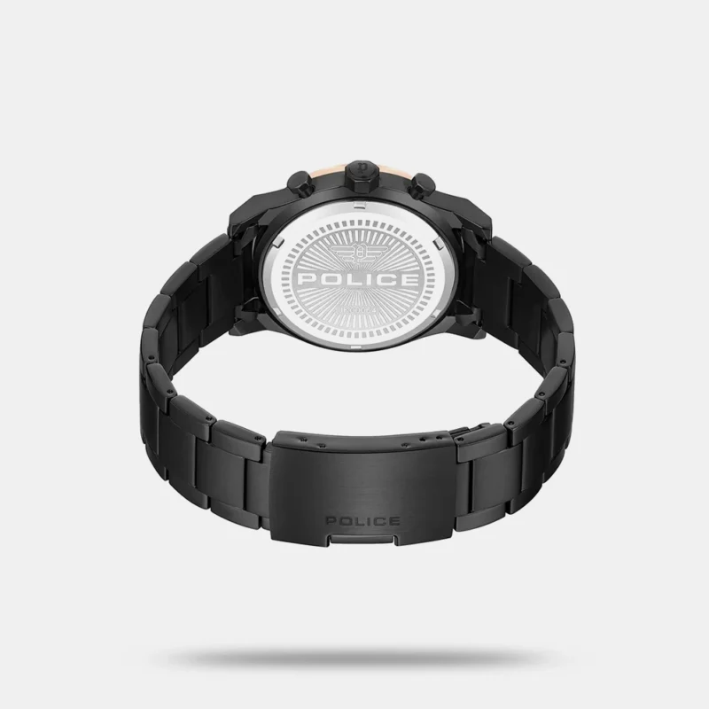 Police Quartz Multifunction Black Dial Black Colour Stainless Steel Strap Watch For Men - PLPEWJK0006403 - Image 3