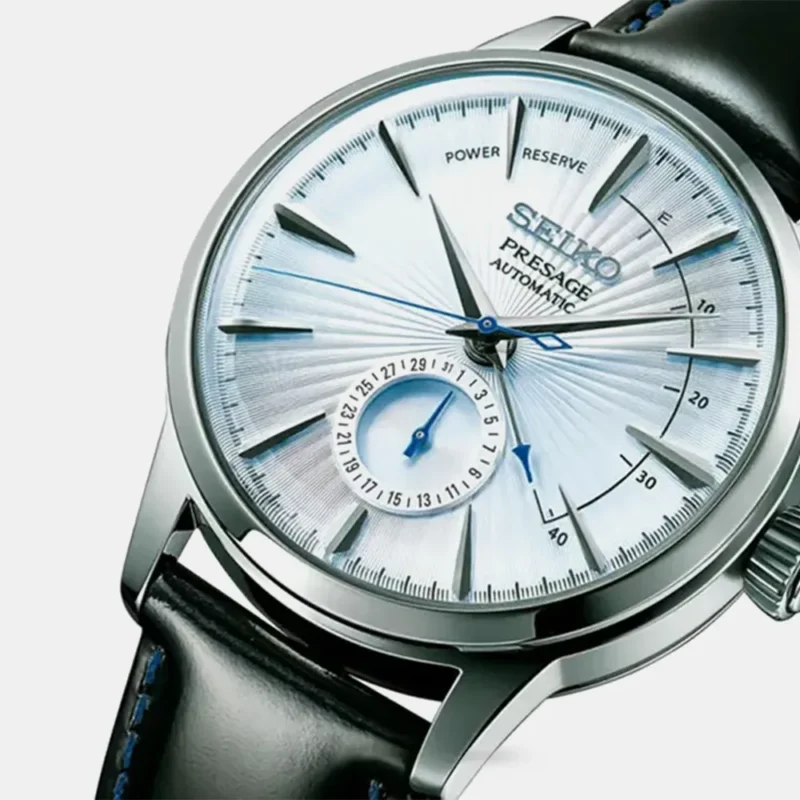 Seiko Leather Analog Blue Dial Men's Watch - SSA343J1 - Image 2