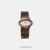 Grace your wrist with timeless elegance through this exquisite Fastrack Pulse watch. Featuring a sleek oval white dial with minimalist detailing and soft rose gold-toned hands, it brings a refined sophistication to any outfit. The unique brown stainless steel mesh strap blends seamlessly with the curved case, adding a touch of modern chic. This set is beautifully paired with a complementary heart-themed bracelet-complete with a studded heart charm-making it a perfect gift or self-indulgent treat for stylish occasions.