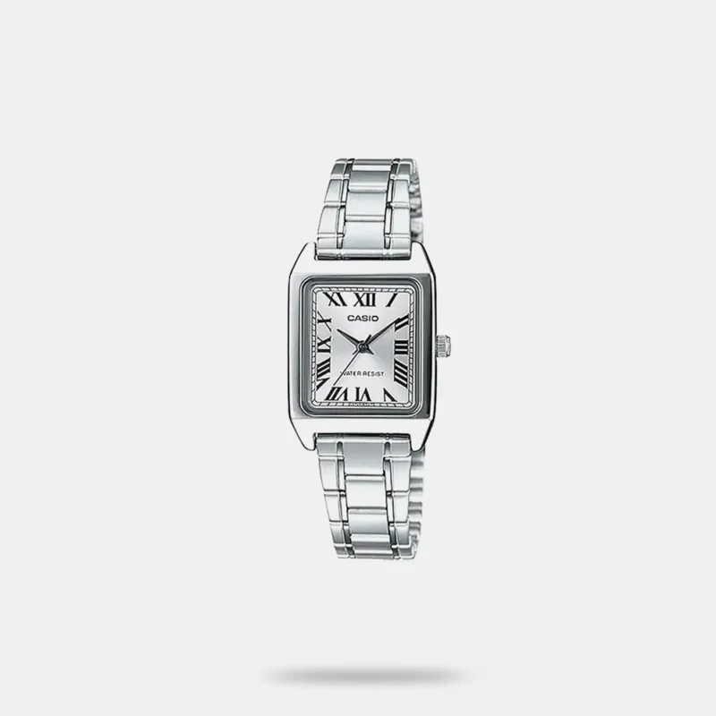 Enticer Women Silver Dial Analog Stainless Steel Watch LTP-V007D-7BUDF - A2282