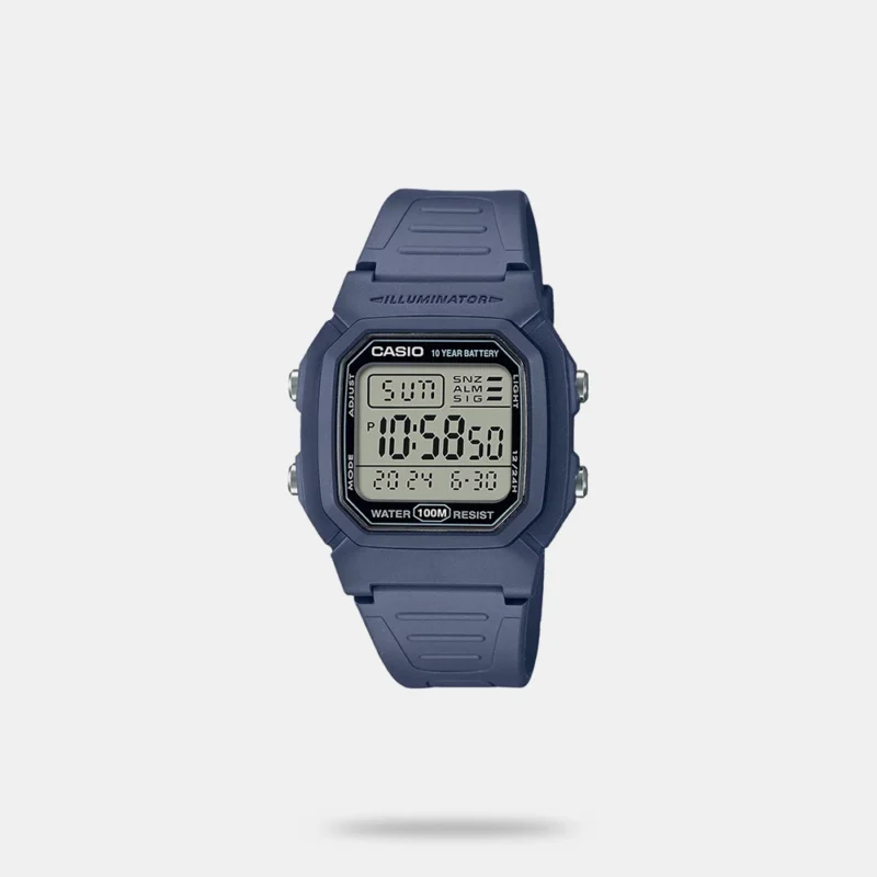 Unisex Black Dial Digital Resin Watch - D333