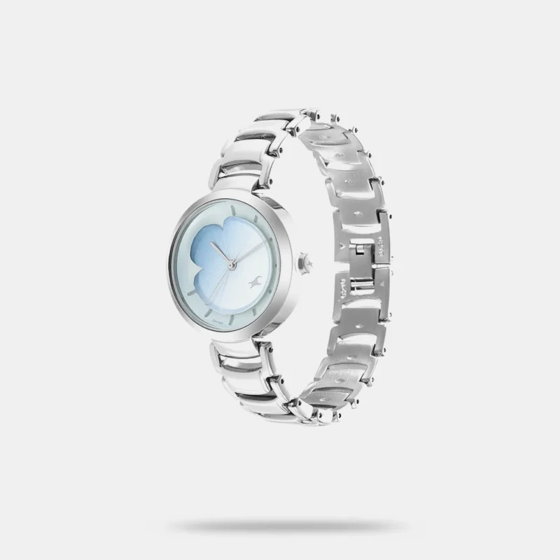 Fastrack Uptown Retreat Quartz Analog Blue Dial Metal Strap Watch for Girls - NS6277SM01 - Image 2