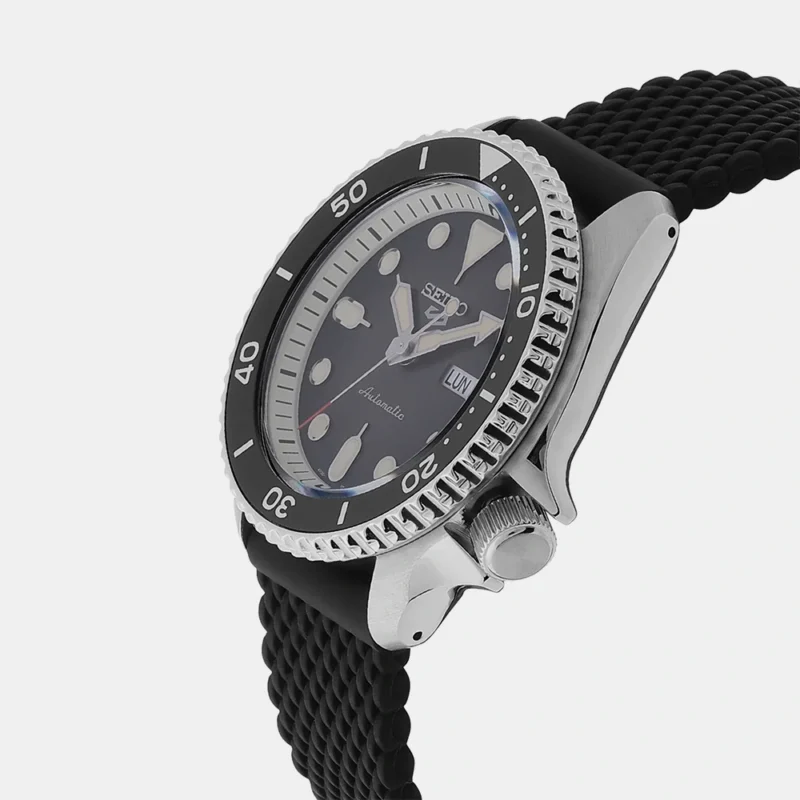 Seiko Nylon Analog Black Dial And  Black Band Men Watch - SRPD73K2 - Image 2