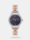 Dial Color: Silver, Case Shape: Round, Dial Glass Material: Mineral Band Color: Silver, Band Material: Stainless Steel Watch Movement Type: Quartz, Watch Display Type: Analog Case Material: Brass, Case Diameter: 22 millimeters Water Resistance Depth: 30 meters 1 year manufacturer warranty on manufacturing defects