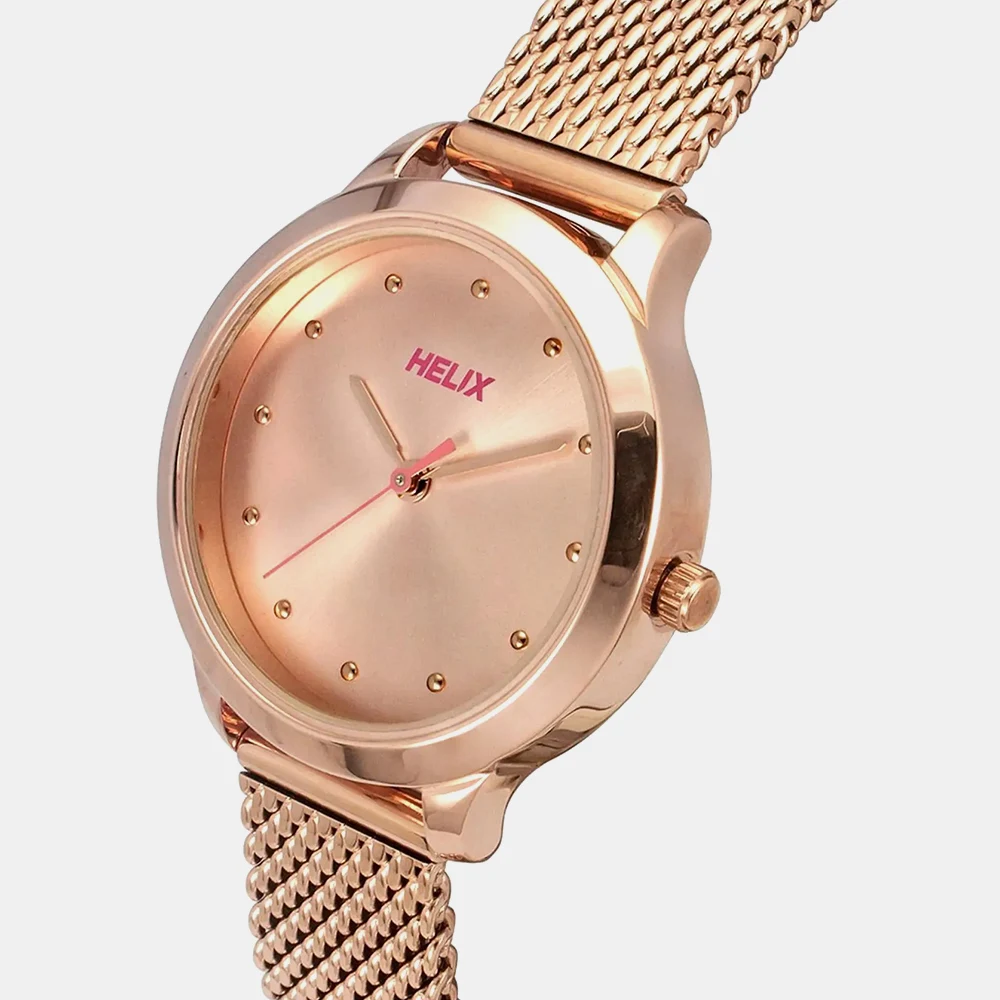 https://watchpalace.in/product/women-quartz-rose-gold-dial-analog-mesh-watch-tw022hl25/ Women Quartz Rose Gold Dial Analog Mesh Watch - TW022HL25 - Image 2