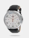 This men's analog stainless steel watch stands out with its octagonal case shape and grey dial. The precise quartz movement ensures accurate timekeeping. The 20mm black silicon strap adds a modern touch and secures with a tang buckle. With 3 ATM water resistance, it's suitable for daily wear. This watch is lightweight at 48 grams and features a 10mm case thickness. It includes a 2-year warranty and originates from India.