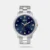 Give a modish look to your wrist by donning this men's analog watch from Helix. The blue round dial is operational on a quartz movement. It exhibits plain three hands and a crown for time adjustment. The stainless steel bracelet exudes a silver hue that accentuates the look of the watch.