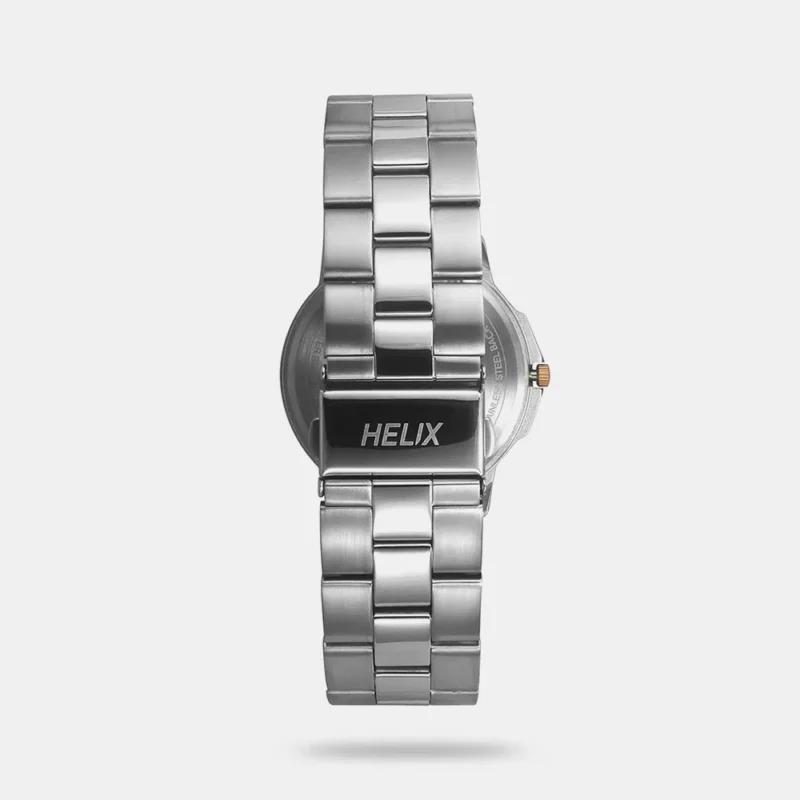 Helix Men Quartz Blue Dial Chronograph Stainless Steel Watch - TW027HG33 - Image 3