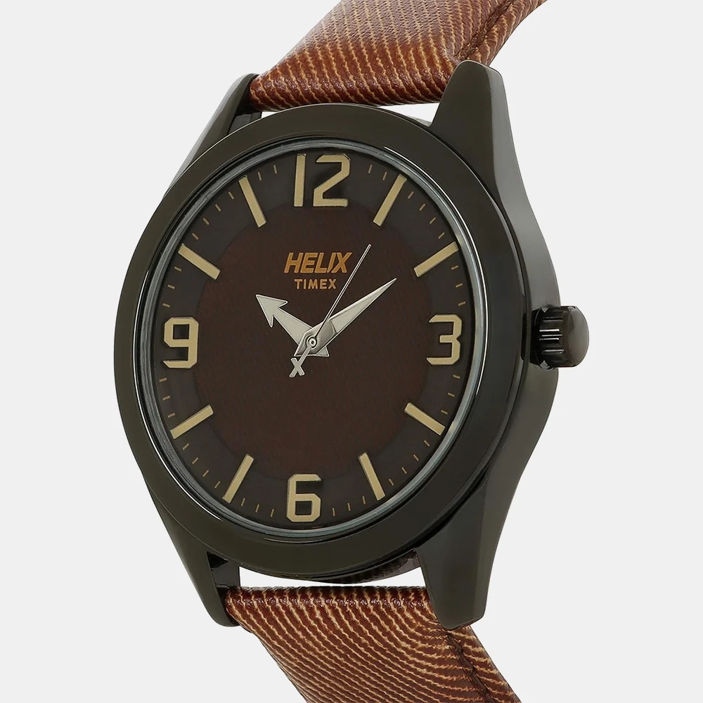 https://watchpalace.in/product/helix-analog-brown-dial-mens-watch-tw031hg12/ Helix Analog Brown Dial Men's Watch - TW031HG12 - Image 2