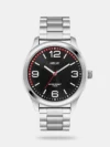 This men's analog stainless steel watch stands out with its octagonal case shape and grey dial. The precise quartz movement ensures accurate timekeeping. The 20mm black silicon strap adds a modern touch and secures with a tang buckle. With 3 ATM water resistance, it's suitable for daily wear. This watch is lightweight at 48 grams and features a 10mm case thickness. It includes a 2-year warranty and originates from India.