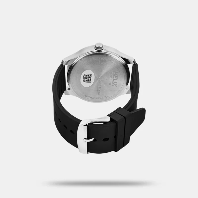 Men Quartz Black Dial Analog Silicone Watch - TW043HG21 - Image 5