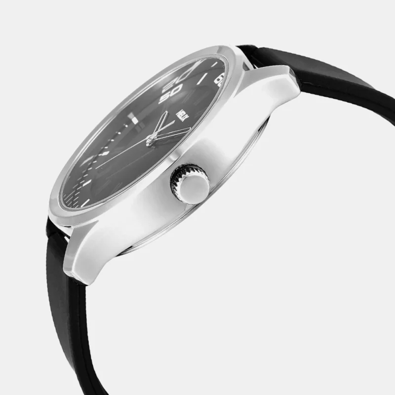 Men Quartz Black Dial Analog Silicone Watch - TW043HG21 - Image 3
