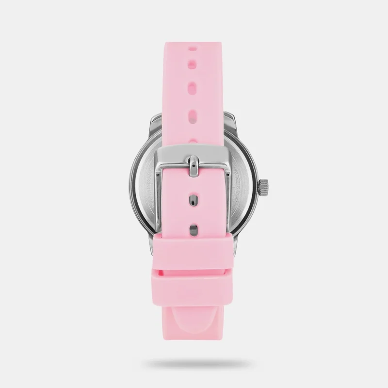 Women Quartz Pink Dial Analog Silicone Watch - TW048HL14 - Image 4