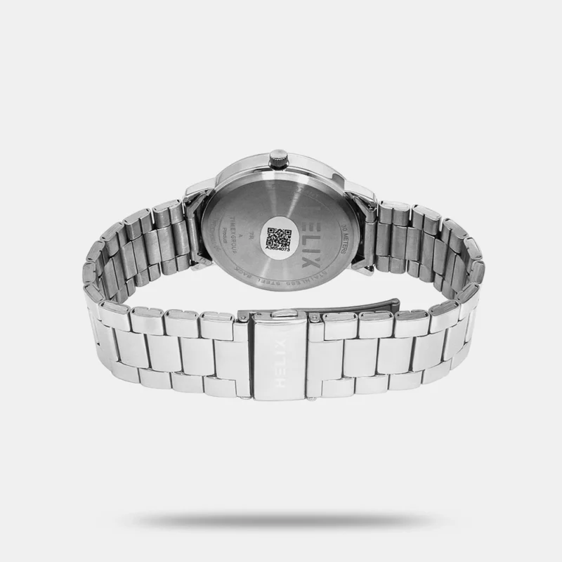 Helix By Timex Silver Round Dial Analog Men's Watch - TW053HG06 - Image 4